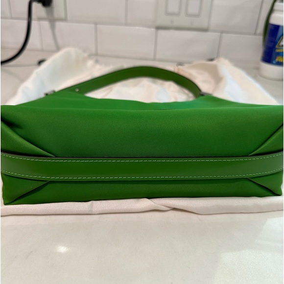 Kate Spade Sam Icon Small Nylon Shoulder Bag KS GREEN NEW - Picture 2 of 7